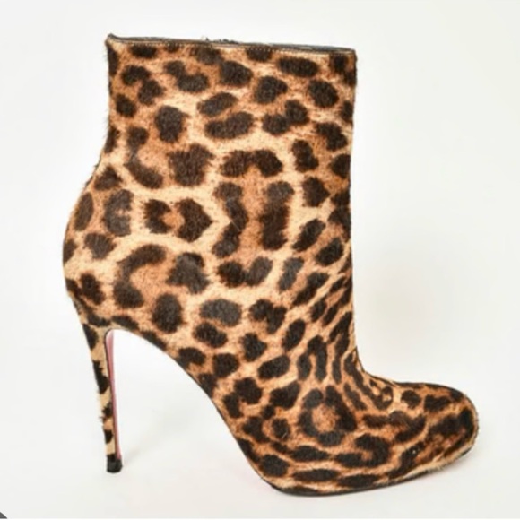 Fifi Botta 100 leopard print booties (Christian Louboutin) - Picture 3 of 10